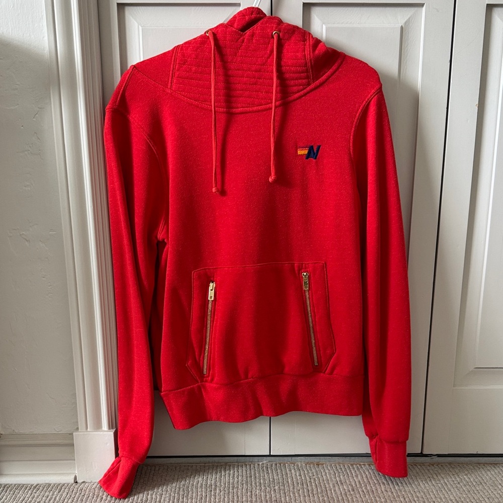 Aviator Nation Vibrant Red Ninja Hoodie with Logo